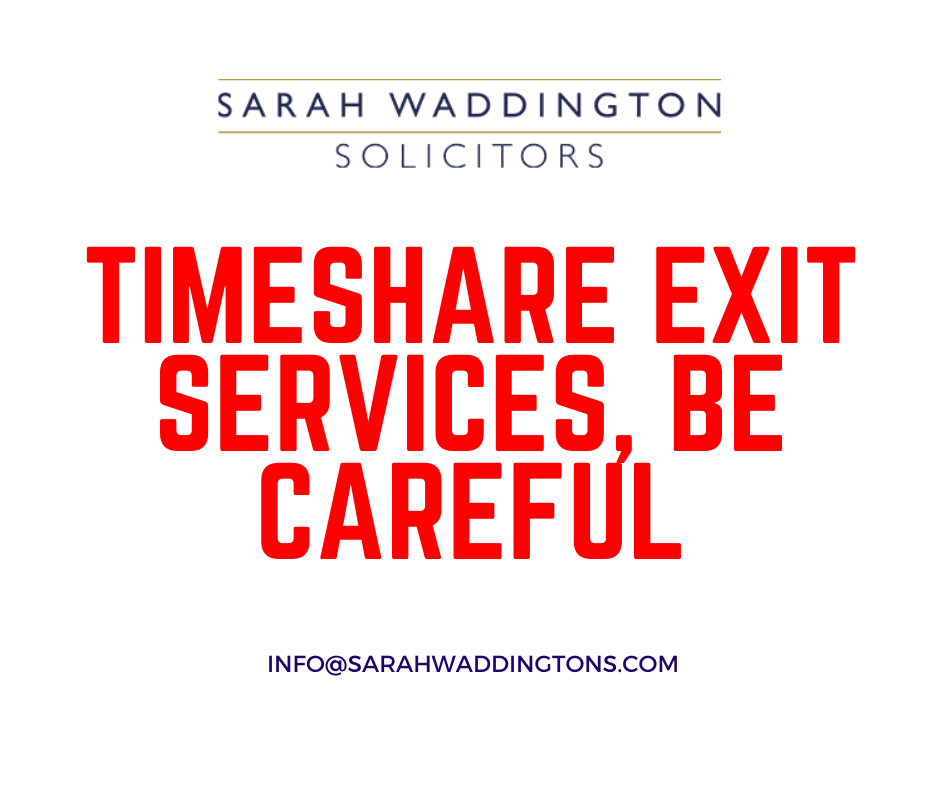 Timeshare Exit Services, Be Careful
