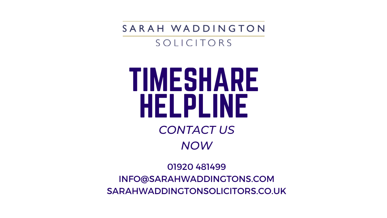 Timeshare helpline